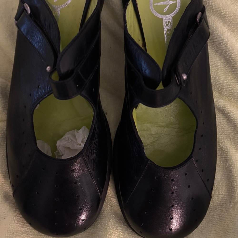 Vintage Never Worn rare Mosquitos black leather